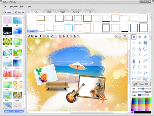Phần mềm ghép ảnh Collage FX Studio còn được trang bị nhiều tính năng hấp dẫn