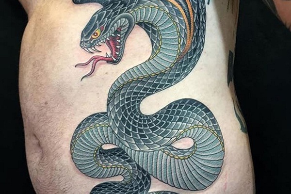 rắn nhật tattoo xinh