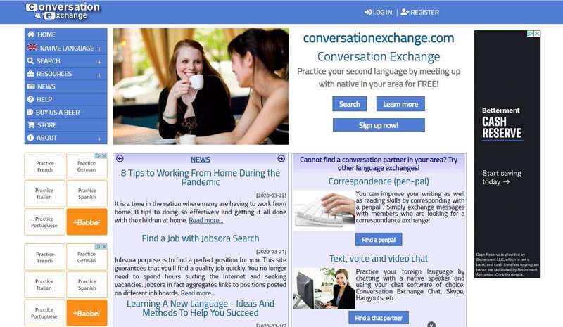 web luyen noi tieng anh Conversation-Exchange